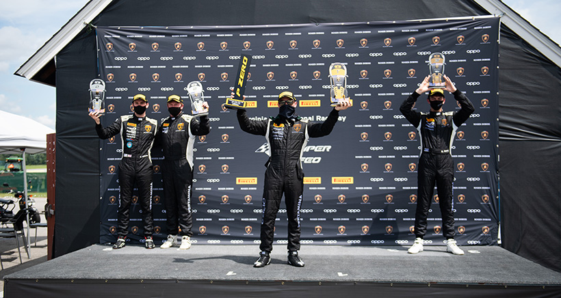 Happy Homecoming Gdovic Wins Lamborghini Super Trofeo North America Race 2 At Vir Imsa
